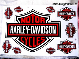 Αυτοκόλλητα Vynil Stickers Harley Davidson HD022