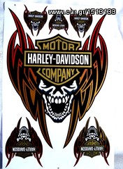 Αυτοκόλλητα Vynil Stickers Harley Davidson HD024-thumb-1