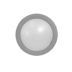 Led φωτιστικό επίτοιχο στρογγυλό γκρι 0.7W 230V μπλε φως με 12led στεγανό IP54