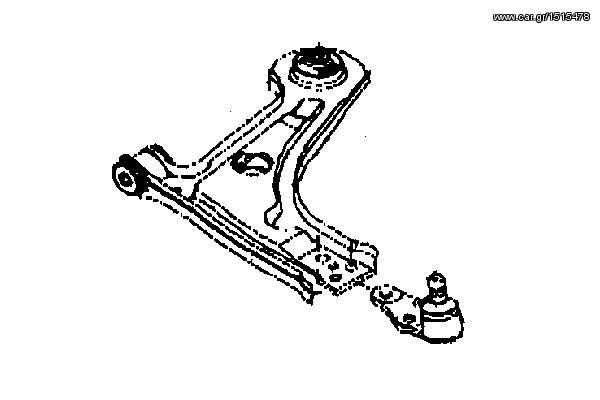 Ψαλίδια Ocap εμπρόσθια δεξιά για Daewoo Lacetti από 02/2004 (0784248)