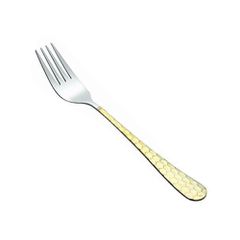 Πηρούνι φαγητού Stainless steel inox 18/0 σειρά A-181 Gold 20x2cm μοντέρνου σχεδιασμού