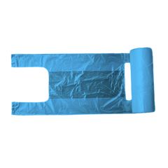 Ρολό 200 Σακούλεs / Τσάντες Φανελάκι (<15 μίκρο) 28+16 X 50cm Μπλε | PSR/B-50/200