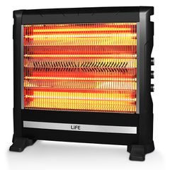 Ηλεκτρική θερμάστρα χαλαζία 2800W, με ανεμιστήρα και υγραντήρα