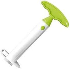 Κόφτης ανανά πλαστικός σε χρώμα λευκό με πράσινο διαστάσεων 8,5x25cm