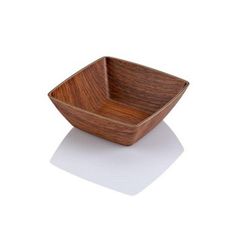 Μπωλ τετράγωνο διαστάσεων 10x10x3.5cm σε καφέ χρώμα
