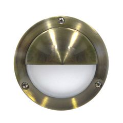 Led πλαφονιέρα με σκίαστρο στρογγυλή γκρι Ø140mm επίτοιχη 1W 230V ψυχρό φως στεγανή IP54