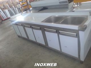 INOXWEB 2027-Λαντζα 2 γουρνες 360χ70χ87