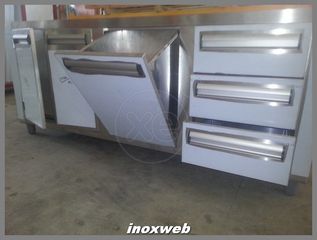 INOXWEB-Ερμαριο & αμπαρι & συρταρια  210X70X87