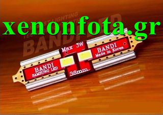 Led 36MM Canbus Ψυχρό Λευκό Samsung Made In Korea Κωδικός XF508....SoundStreet....