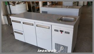 INOXWEB 2026-ΨΥΓΕΙΟ ΜΕ 1 ΓΟΥΡΝΑ ΚΑΙ 2 ΣΥΡΤΑΡΙΑ/2 ΠΟΡΤΕΣ  180χ60χ87