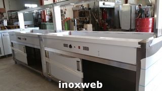 INOXWEB-Μπουφες μπαιν μαρι 140χ70χ140