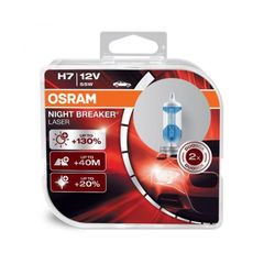 OSRAM ΛΑΜΠΕΣ NIGHT BRAKER LASER H7 130%
