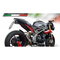 Gpr Εξάτμιση Mονό Τελικό FastCan PowerCone Inox Triumph Speed Triple 1050 2016 - 2017 Racing Version