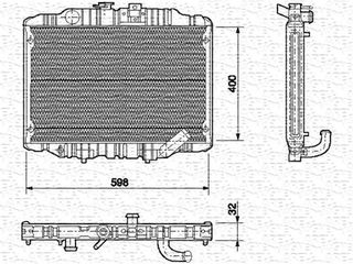 Ψυγείο Νερού MITSUBISHI L300 Van 2WD 1988 - 2004 ( P ) 1.6 (P12V, P02V)  ( 4G32  ) (69 hp ) Βενζίνη #082806300