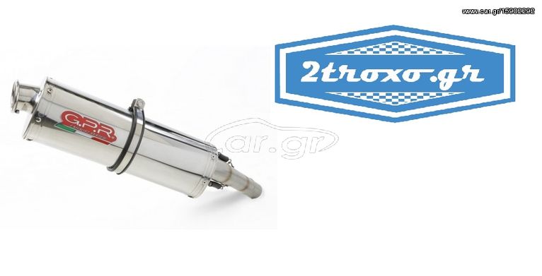 Gpr Eξάτμιση Τελικό Trioval Inox Triumph Daytona 955 2002 - 2005 Double Arm 