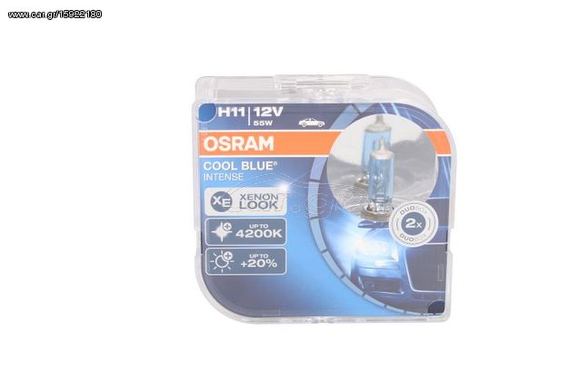 OSRAM ΛΑΜΠΕΣ COOL BLUE H11