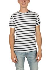 French Kick ανδρικό t-shirt Stripes navy Slim Fit - fkm1-2112