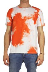 Wesc ανδρικό t-shirt Bree aop brunt orange Regular Fit - 161we-00173
