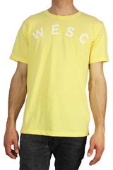 Wesc ανδρικό t-shirt Sixtus pale banana Regular Fit - 161we-00255-ye
