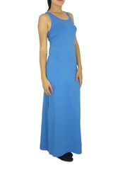 Paul Frank γυναικείο μακρύ φόρεμα stretch μπλε ρουά  - 50011