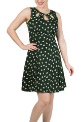 Κλος φόρεμα Tell the story σκούρο πράσινο Γυναικείο Regular Fit - dr5104-gn
