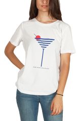 Minimum Kimma γυναικείο t-shirt λευκό με στάμπα  - 164130541