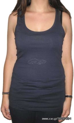 Tiffosi γυναικείο αμάνικο μπλουζάκι σκούρο μπλε  - tif-04bl
