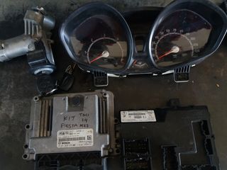 Εγκέφαλος + Κίτ Ford Fiesta 2008 2016 0281018239 BV21-12A650-YA 8V51-15K600-EJ