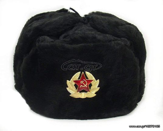 RUSSIAN HAT/SOVIET MILITARY SHAPKA-USHANKA with EAR FLAPS