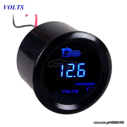 dragon gauge βολτομετρο voltmeter 52mm www.eautoshop.gr