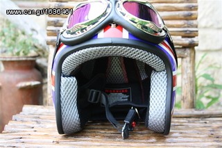 Εκποίηση: Κράνος από υπόλοιπο εισαγωγής - Helmet Dammtrax- Rally English Flag-thumb-18