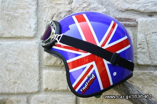Εκποίηση: Κράνος από υπόλοιπο εισαγωγής - Helmet Dammtrax- Rally English Flag-thumb-8