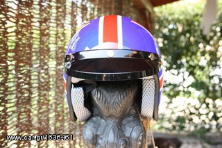 Εκποίηση: Κράνος από υπόλοιπο εισαγωγής - Helmet Dammtrax- Rally English Flag-thumb-15