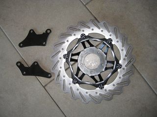  ΔΙΣΚΟΠΛΑΚΑ ΜΑΡΓΑΡΙΤΑ ΕΜΠΡΟΣ ΓΙΑ HONDA SUPRA ME DYO ΑΝΤΑΠΤΟΡΕΣ 