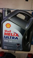 Λάδι συνθετικό άριστης ποιότητας  Shell HELIX ULTRA 5W-30 4L. 53,12 ΕΥΡΩ.