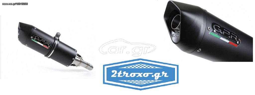 Gpr Εξάτμιση Τελικό Furore Black Triumph Street Triple 675 2013 - 2016*