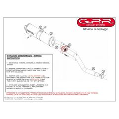 Gpr Εξάτμιση Τελικό Furore Black Triumph Street Triple 675 2013 - 2016*-thumb-2
