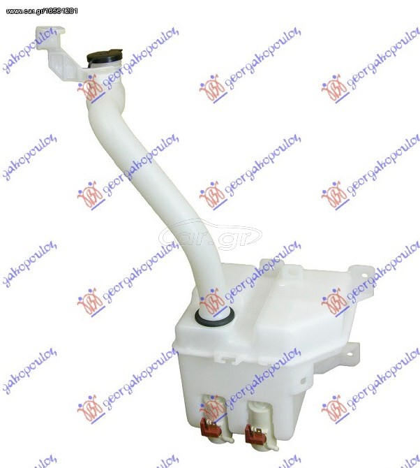 SUZUKI SWIFT H/B 08-11 ΔΟΧΕΙΟ ΝΕΡΟΥ ΥΑΛΟΚΑΘΑΡΙΣΤΗΡΩΝ ΜΕ 2 ΜΟΤΕΡ ΜΕ ΜΟΝΗ ΕΞΟΔΟ 