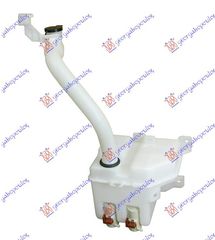 SUZUKI SWIFT H/B 08-11 ΔΟΧΕΙΟ ΝΕΡΟΥ ΥΑΛΟΚΑΘΑΡΙΣΤΗΡΩΝ ΜΕ 2 ΜΟΤΕΡ ΜΕ ΜΟΝΗ ΕΞΟΔΟ 
