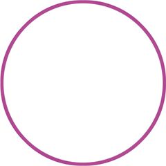 Amila Χούλα-Χουπ HQ 70cm - Φ19mm - 280gr, Φούξια 98807