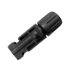 Φις αρσενικό MC4 solar p68 2p 4-6mm 30A IP67 σε μαύρο χρώμα