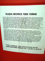 TOTAL Rubia Works 1000 15W-40 (208LT)-thumb-2