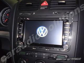 ΕΡΓΟΣΤΑΣΙΑΚΗ ΟΘΟΝΗ-VW GROUP OEM  Multimedia GPS σε GOLF GTI- MPEG4 TV-USB-BLUETOOTH  & ΤΟΠΟΘΕΤΗΣΗ με την ποιότητα των caraudiosolutions.gr 