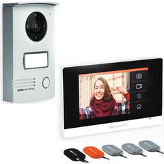 Κιτ έγχρωμης θυροτηλεόρασης με μνήμη & video 2 καλωδίων IP55 VisioDoor 4.3+ RFID Scs Sentinel