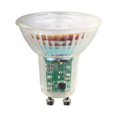 Λάμπα LED GU10 5.5W γυάλινη θερμό φως 3000k 550lm δέσμη 38° 175-250V Ø51mm