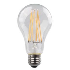 Λάμπα led κοινή crossed filament 7W E27 3000k με θερμό λευκό φως 850lm dimmable IP20