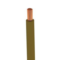 Καλώδιο ρεύματος μονόκλωνο 1x1mm² ΗΟ5V-U ΝΥΑ σε καφέ χρώμα στροφείο 100m