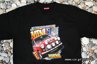 Ανδρικό κοντομάνικο μπλούζα τ σέρτ Original Full Scale Mini Cooper Club T-Shirt Size M L XL MC027-thumb-2