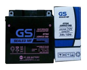 Μπαταρία κλειστού κυκλώματος GS  GT6A GM5Z-3B ( YB5L-B ) 12V 6AH GSGT6A