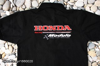 Πόλο Ανδρικό κοντομάνικο γιακά μπλούζα Honda Racing Modulo Polo T-Shirt Κεντητά λογότυπα μέγεθος M,  XL-thumb-8